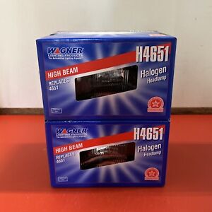 Wagner Lighting H4651 Halogen Headlamp High Beam Replaces 4651 (Pair)