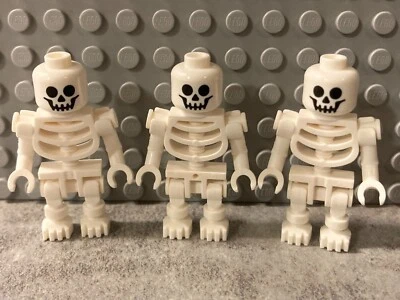 Lot of 3 LEGO Skeleton Minifigures - New!  Free Shipping! - Image 1 of 4