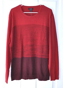 Nuevo Suéter Alfani Hombre Rojo 100% Algodón Talla L - Imagen 1 de 3