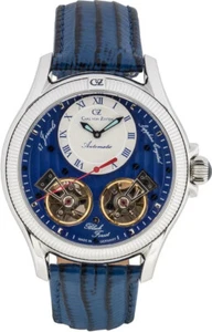 Carl von Zeyten CVZ0084SBLS Waldhaus Automatik silber blau weiss Herren Uhr NEU - Bild 1 von 6