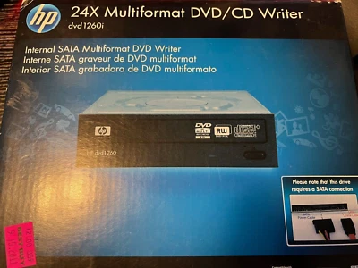HP 24X Multiformat DVD/CD Writer Internal SATA DVD Writer NEW - Image 1 of 3