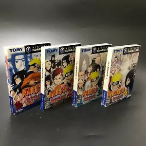 GC NARUTO Clash of Ninja 1 2 3 4 JP Japan Lot 4 games NINTENDO GAMECUBE set - Picture 1 of 12