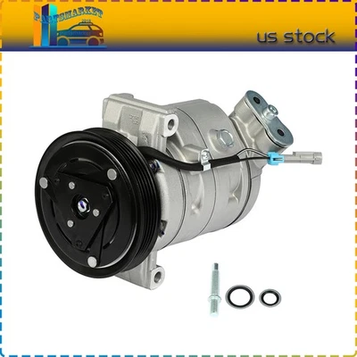 Fits GMC Terrain Chevrolet Equinox 2010-2011 New A/C AC Compressor - Imagem 1 de 4