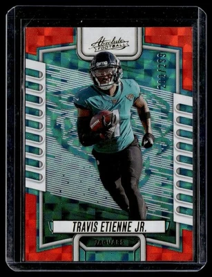2023 Panini Absolute Orange Mosaic Travis Etienne Jr. 202/299 #56 - Image 1 of 2