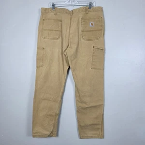 Carhartt Mens Relaxed Fit Double Knee Work Pants Size 40x30 Cotton 102802-918 - Picture 1 of 7