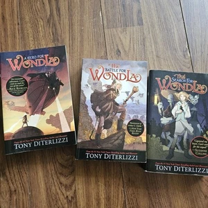 The Wondla Trilogy (Hero For, Battle For, Search For ) Diterlizzi Lot Of 3 Set - Picture 1 of 9