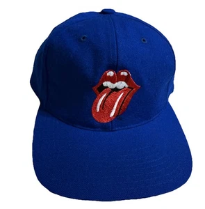 Vintage Rolling Stones Snapback Hat Voodoo Lounge 1994-1995 Tour Cobalt Blue - Picture 1 of 7