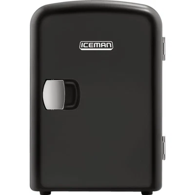 Iceman Personal 4 Ltr. Black Mini Fridge RJ48-BLACK-DE-4 Iceman RJ48-BLACK-DE-4 - Image 1 of 4