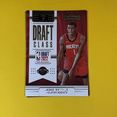 Jabari Smith JR RC 2022-23 Contenders Draft Class # 4 Rockets ROOKIE CARD - Image 1 of 2