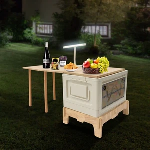 Lightweight Camp Storage Box Small Portable Foldable Compartment Table - Picture 1 of 1