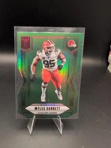🔥2025 Donruss Elite International Myles Garrett Green Status Die Cut 9/9 SSP🔥 - Picture 1 of 3
