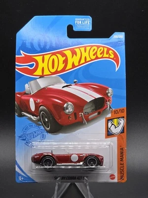 Carro de brinquedo Hot Wheels Muscle Mania 10/10 (2020) Red Shelby Cobra 427 S/C 250/250 - Imagem 1 de 2