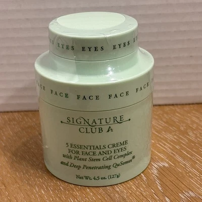Signature Club A 5 Essentials Face and Eye Cream Duo Plant Stem Cell-4.5oz-NEW!! - Image 1 of 2