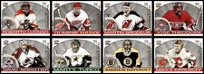 2004-05 PACIFIC IN THE CREASE COMPLETE 10 HOCKEY CARD INSERT SET Hasek Brodeur