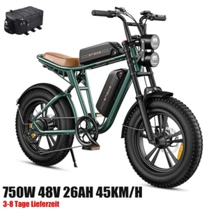 Elektrofahrrad 20 Zoll E-Bike 48V 750W E Mountainbike Fatbike 26Ah MTB Herren - Bild 1 von 14