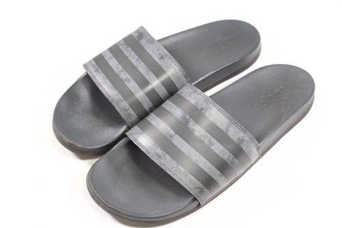 Adidas Slides sandali uomo taglia 10 US 44 5 EUR grigio nero