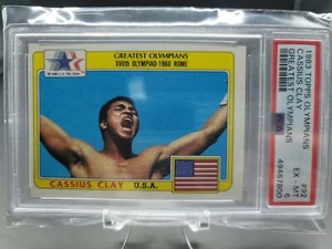 1983 Topps Greatest Olympians Muhammad Ali Cassius Clay #92 PSA 6 (HOF) - Picture 1 of 4