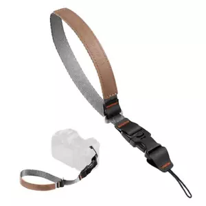 K&F Concept Cinturino da polso regolabile 7,5-16,5 cm larghezza-20 mm KF13.116 marrone - Foto 1 di 6