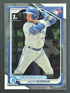 DAVID GUZMAN 2024 Bowman 1st Bowman cromato #BCP-114 Toronto Blue Jays - Foto 1 di 2