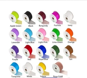 Eleganza Deco Netzband von Oaktree 63mm breit verschiedene Farben Premium Qualität - Bild 1 von 34