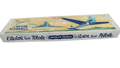 Glider 1960 The Plane Of France ( United States) The Condor Model Yellow Plane - Image 1 of 4