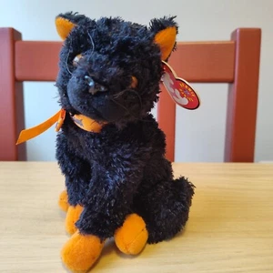 Friday AB013 TY Beanie Buddies schwarze Halloween Katze 2001 Plüschtier 10 Zoll Spielzeug Puppe - Bild 1 von 5