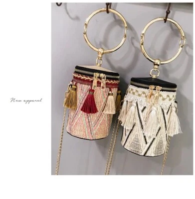 Straw Rattan Purse/Clutch - image 1 of 2