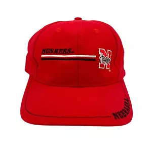 Nebraska Cornhuskers Mütze Erwachsene rot Logo 7 Snapback Cap Vintage - Bild 1 von 6