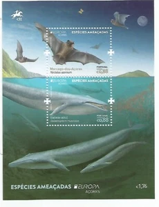 Azoren Block Europa 2021 gefährdete nationale Wildtiere postfrisch - Bild 1 von 1