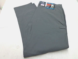 DENALI Dusty Gray Technical Stretch Pants -Side Zipper Media Pocket NWT 38/30 - Picture 1 of 9