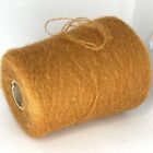 Orange Salamander Alpaca Wool Fluffy Yarn Cone Lace Weight For Craft Knitting