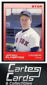 Jeffrey Plympton 1988 Star Lynchburg Red Sox #18  Boston