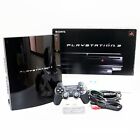 SONY PS 3 PS3 PlayStation 3 CECHB00 Game Console 20GB Black Original Box JAPAN