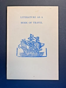 Literature as a Mode of Travel, NY Public Library, 1963, Essays, paperback, RARE - Bild 1 von 11