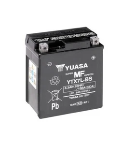 BATTERIA MOTO YUASA YTX7L-BS 6,3AH 12V 100A 113x70x130 YTX7LBS 506014010 DX - Foto 1 di 2