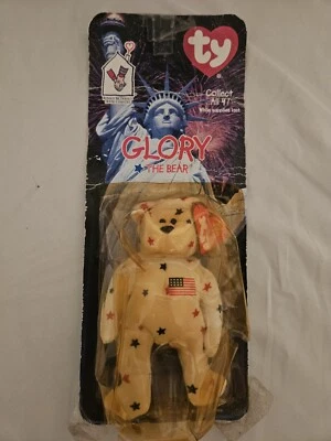 *RARE* glory the bear beanie baby error tag Original Packaging - Image 1 of 4