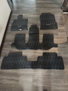 OEM 2019-2024 Subaru Ascent All Weather Floor Liner Mats Black NEW J501SXC030 - Picture 1 of 5