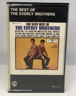 THE BEST OF THE EVERLY BROTHERS CASSETTE, TESTED, WARNER MADE IN GERMANY TAPE. - Image 1 of 4