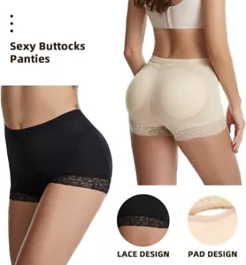 Women Fake Buttock Butt Lifter Padded Hip Enhancer Underwear Shapewear Boyshorts - Picture 1 of 14