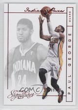 2013-14 Panini Signatures Red /10 Paul George #86