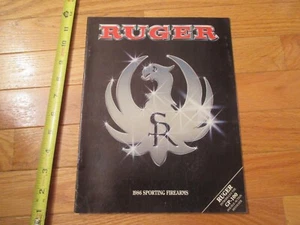Ruger 1986 Sporting Gun Firearms Guns Catalog Brochure 32 Pages - Picture 1 of 7