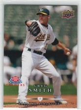 2008 Upper Deck Baseball #OA11 Greg Smith Rookie Card RC Athletics