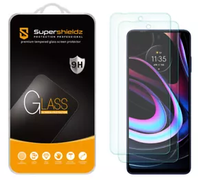 2X Supershieldz Tempered Glass Screen Protector for Motorola Edge 2021/ 5G UW - Picture 1 of 5