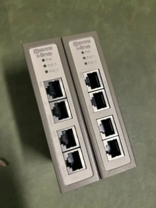 2pcs Westermo PII-2G i-line Industrial 2-Port PoE Injector 3626-0300 - Imagen 1 de 4
