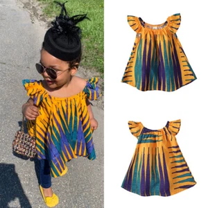 Toddler Newborn Baby Girls Bohemian Summer Clothes Sleeveless Shirt Tops Set - Picture 1 of 7