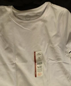 Wonder Nation NEW White Plain Solid Short Sleeve Shirt M (7-8) NWT 063 - Picture 1 of 6