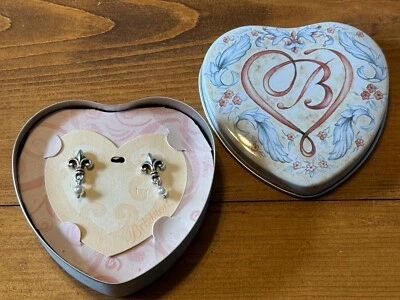 Pendientes colgantes Brighton de perlas francesas enchapados en plata de moda para mujer Foto 1 de 4