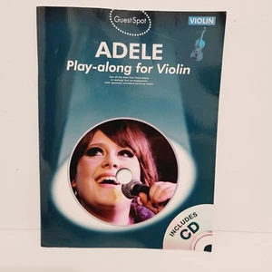 Guest Spot: Adele Violin Sheet Music Song Book Includes CD 2012 Melody Backt Trk - Picture 1 of 10