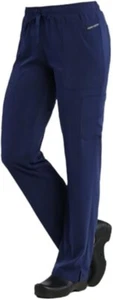 Maevn Women's PureSoft Relaxed-Fit Elastic Drawstrings Cargo Pants Scrubs 2XL - Picture 1 of 6