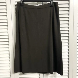 Louis Dell’Olio Whisper Knit A-line Midi Skirt Women's Hunter Green Sz S NWOT - Picture 1 of 7